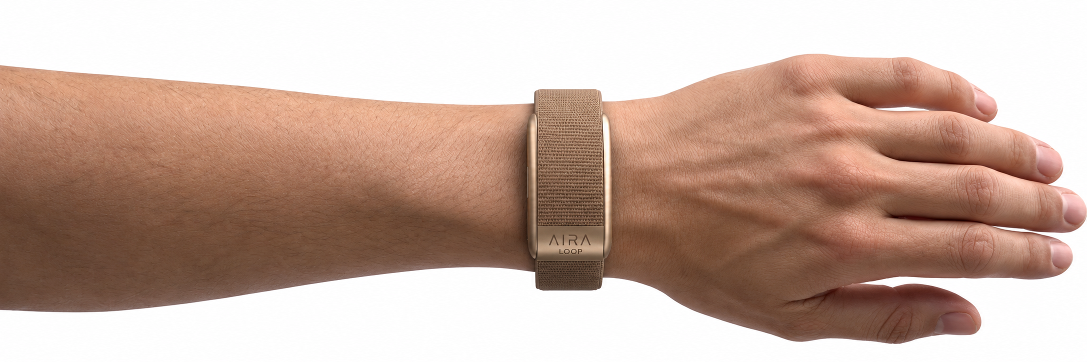 AIRA Loop worn on a wrist